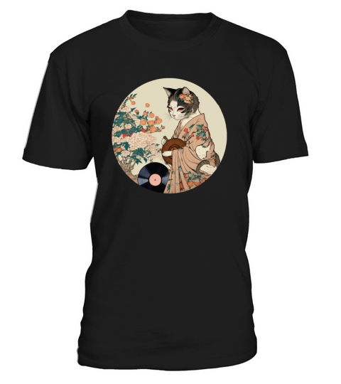 Vinyl Record Player Cat Owner Record Collector T-Shirt Unisex