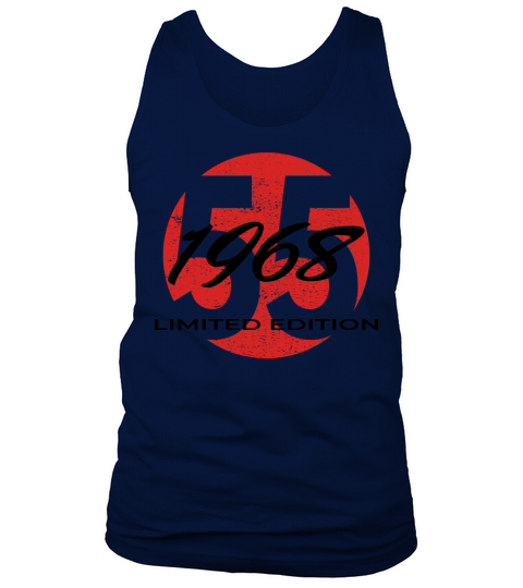 55th birthday men women 55 years 1968 vintage Tank Top Unisex