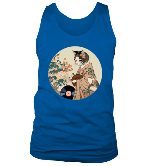 Vinyl Record Player Cat Owner Record Collector Tank Top Unisex