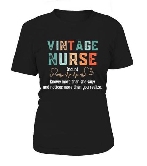Vintage Nurse Definition Women's T-Shirt