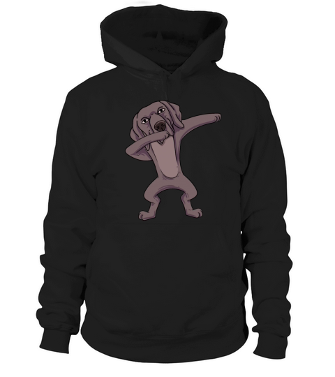 Dabbing Weimaraner Hoodie Unisex