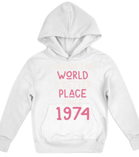 Making the World a better place since 1974 Kids Hoodie