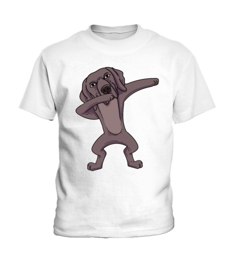 Dabbing Weimaraner Kids T-Shirt
