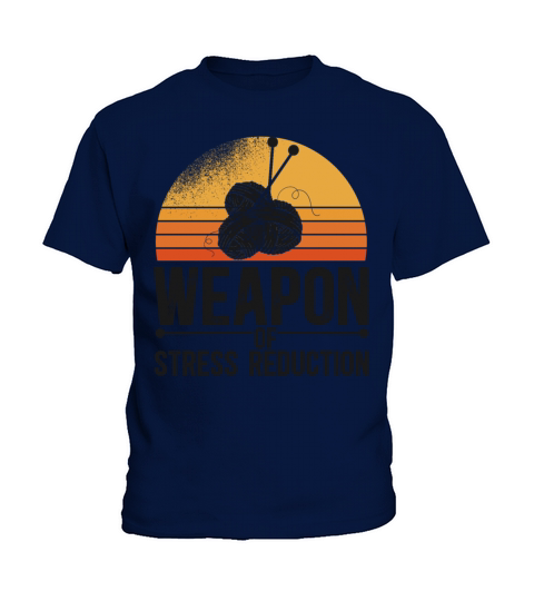 Knitting Knitter Retro Vintage Kids T-Shirt