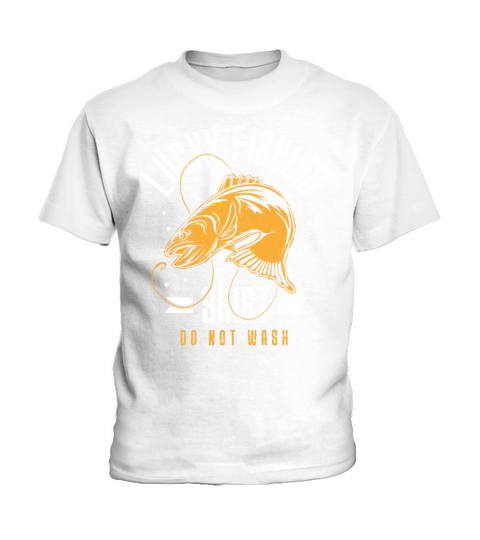 Lucky Fishing Shirt for Fish Hunter and Fisherman Kids T-Shirt