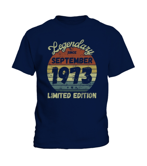 September 1973 - Vintage Birthday Present Kids T-Shirt
