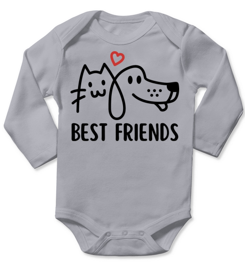 best friends Long Sleeve Baby One-Piece