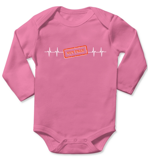 Peanut Allergy Awareness Peanut Allergic Long Sleeve Baby One-Piece