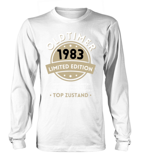 40th Birthday Vintage 1983 Long sleeved Unisex