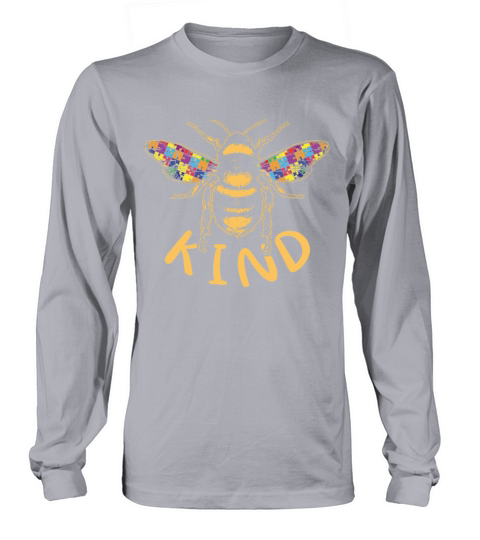 Bee Puzzle Special Kind Autism Awareness Long sleeved Unisex