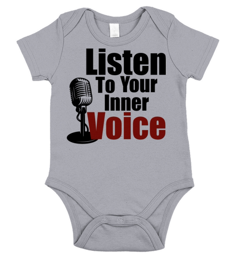 Listen to your inner voice Short Sleeve Baby One-Piece