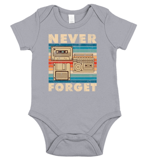 Never Forget Short Sleeve Baby One-Piece