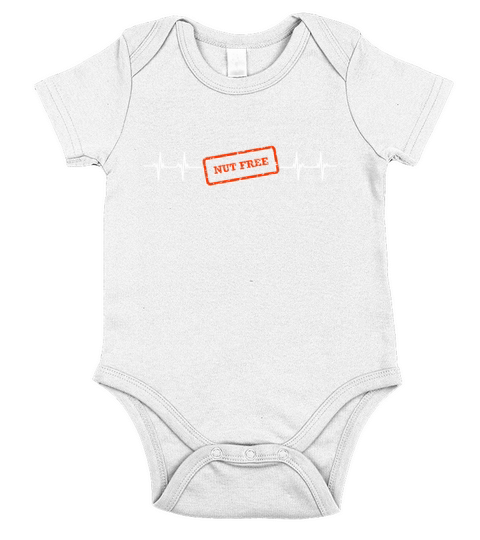 Peanut Allergy Awareness Peanut Allergic Short Sleeve Baby One-Piece