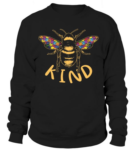 Bee Puzzle Special Kind Autism Awareness Sweatshirt Unisex