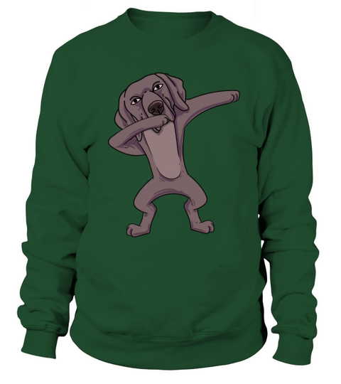 Dabbing Weimaraner Sweatshirt Unisex