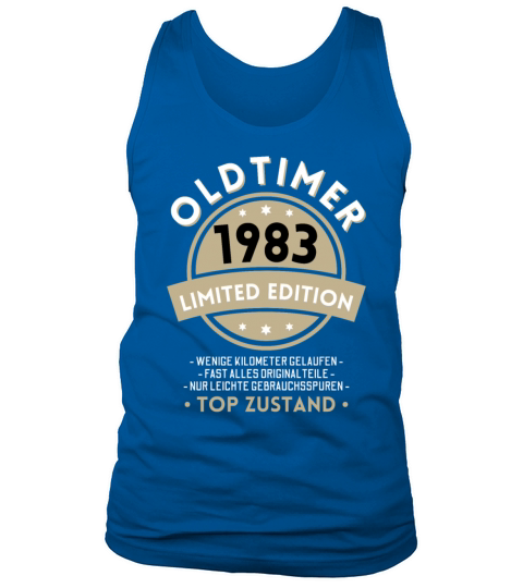 40th Birthday Vintage 1983 Tank Top Unisex