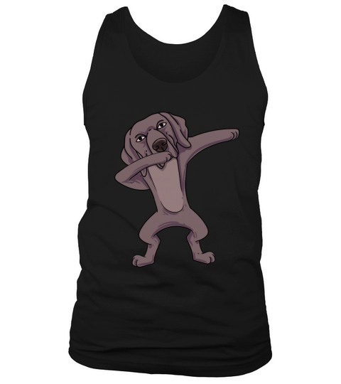 Dabbing Weimaraner Tank Top Unisex