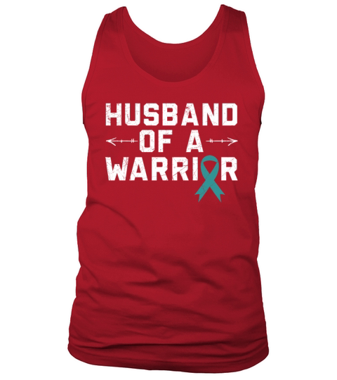 Husband Of A Warrior Cervical Cancer Supporter Tank Top Unisex