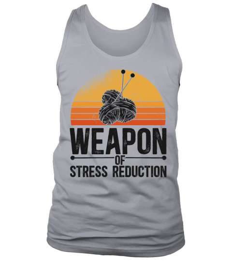 Knitting Knitter Retro Vintage Tank Top Unisex