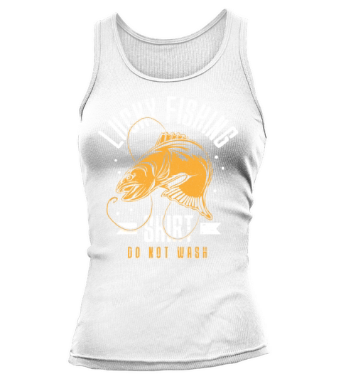 Lucky Fishing Shirt for Fish Hunter and Fisherman Tank top Woman