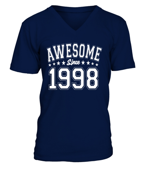 Awesome Since 1998 Birthday 1998 Vintage 1998 V-Neck T-shirt