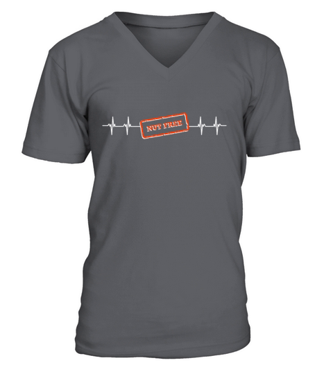 Peanut Allergy Awareness Peanut Allergic V-Neck T-shirt