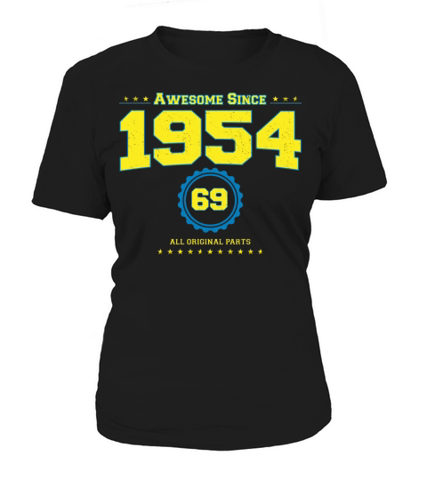 Awesome 1954 Shirt for Men Women 69 Year Old 69th Women's T-Shirt