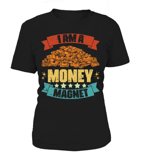 Vintage I Am A Money Magnet Positive Thinker Women's T-Shirt