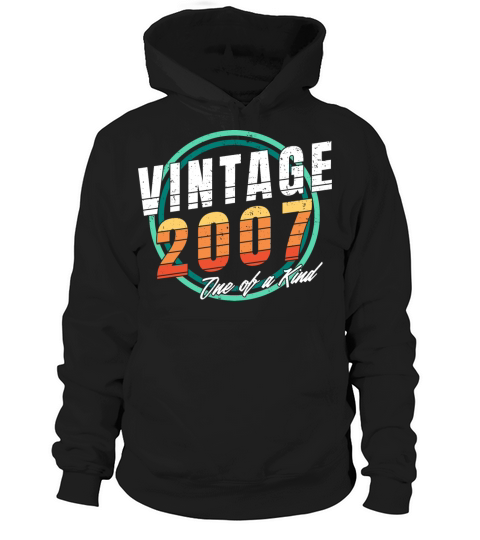 Vintage 2007 Shirt for Men Women 16 Year Old 16th Hoodie Unisex