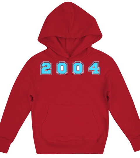 2004 Year Number Kids Hoodie