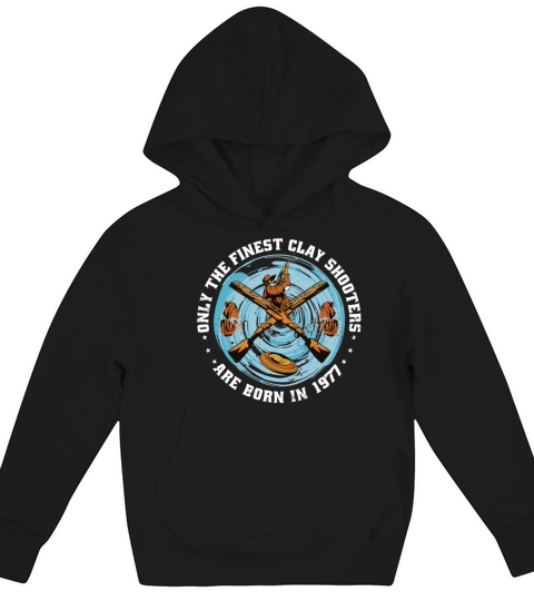 Clay Shooters Vintage 1977 birthday clay-pigeons Kids Hoodie