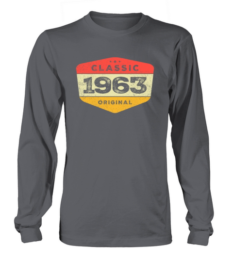 Classic 1963 60 Birthday Vintage Long sleeved Unisex