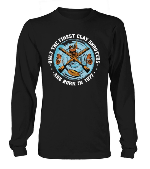 Clay Shooters Vintage 1977 birthday clay-pigeons Long sleeved Unisex
