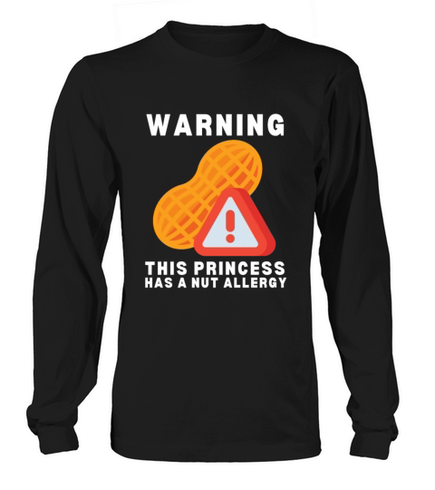 Peanut Allergy Awareness Peanut Allergic Long sleeved Unisex