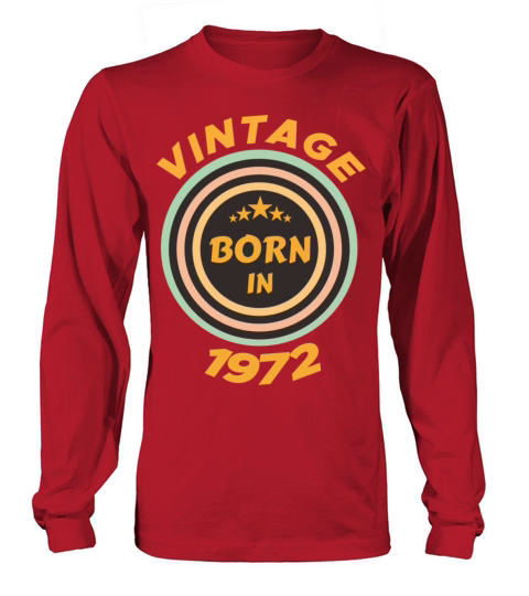 VINTAGE 1972 Long sleeved Unisex