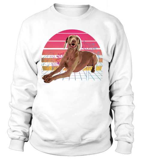 Retro Weimaraner Sweatshirt Unisex