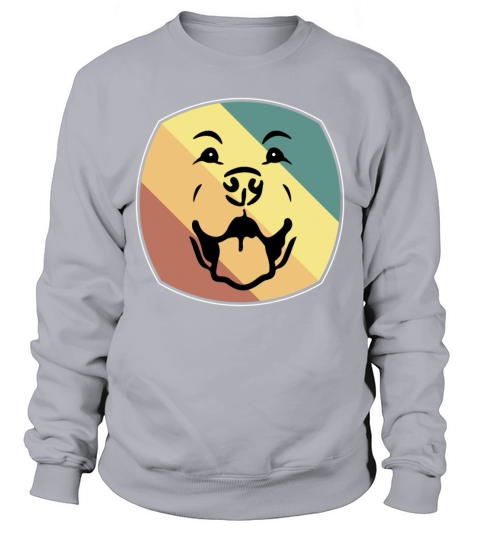 Vintage Retriever Labrador Lover Owner Happy Face Sweatshirt Unisex