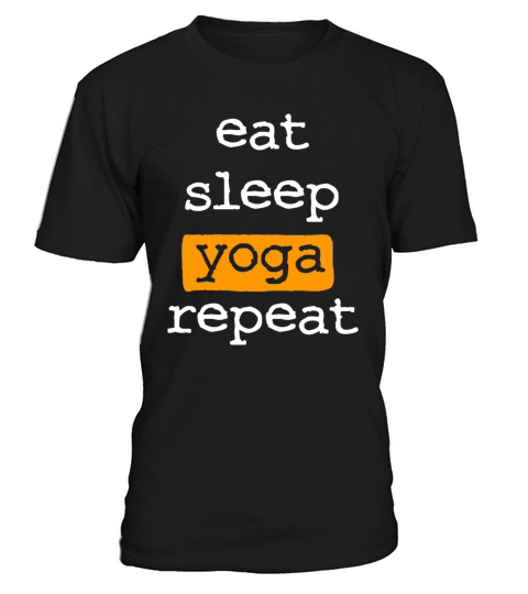 eat sleep yoga repeat T-Shirt Unisex