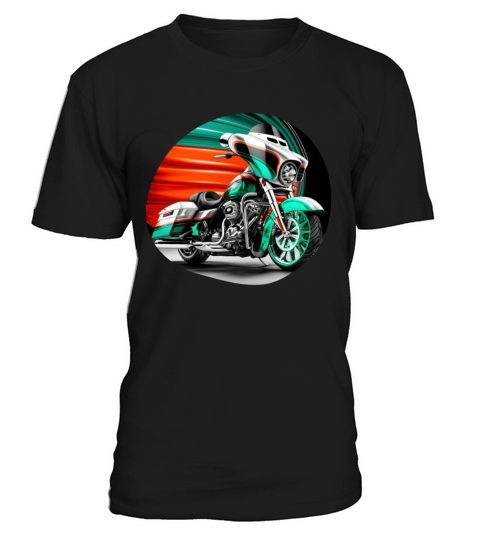Vintage Motorcycle Biker With Mexico Flag T-Shirt Unisex