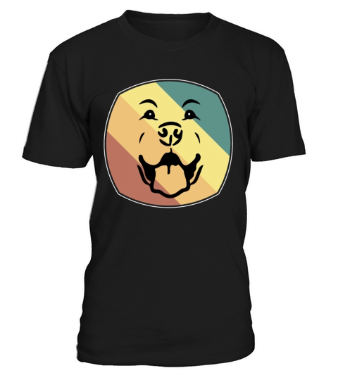 Vintage Retriever Labrador Lover Owner Happy Face T-Shirt Unisex