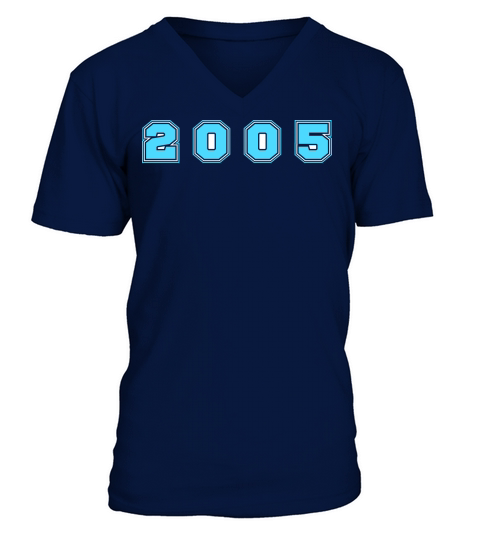 2005 Year Number V-Neck T-shirt