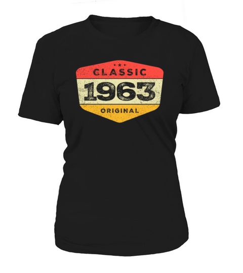 Classic 1963 60 Birthday Vintage Women's T-Shirt