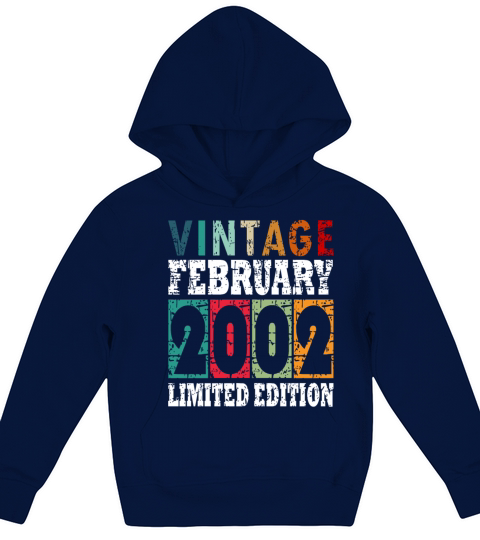 2002 February vintage Kids Hoodie