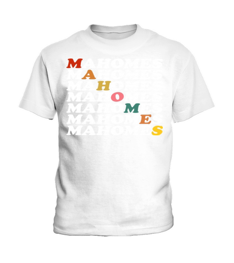 Vintage Retro Mahomes Kids T-Shirt