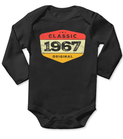 Classic 1967 56 Birthday Vintage Long Sleeve Baby One-Piece