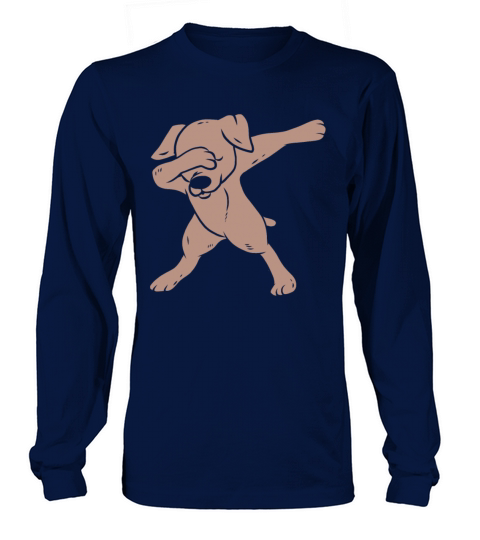 Weimaraner Dabbing Long sleeved Unisex