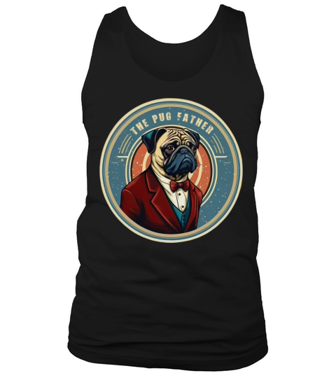 The Pug Father vintage Tank Top Unisex