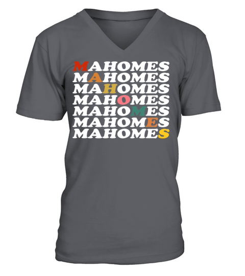 Vintage Retro Mahomes V-Neck T-shirt