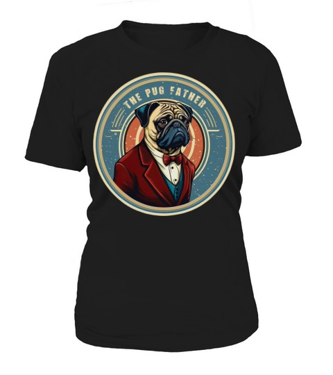 The Pug Father vintage Women's T-Shirt
