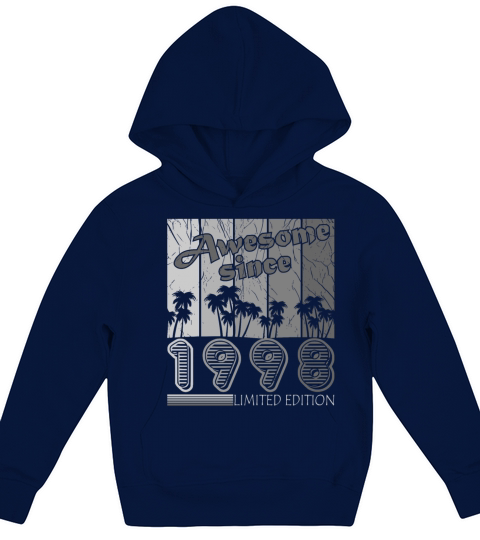 Birthday gift March 1998 Vintage Retro Kids Hoodie